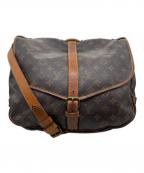 LOUIS VUITTONルイ ヴィトン）の古着「LOUIS VUITTON ルイ ヴィトン モノグラム ソミュール35 M42254 ショルダーバッグ」｜ブラウン