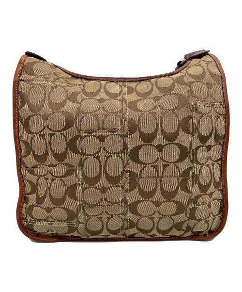 COACH（コーチ）COACH (コーチ) COACH コーチ 65周年記念 レガシー シグネチャー フラップ ショルダーバッグ  ベージュの古着・服飾アイテム