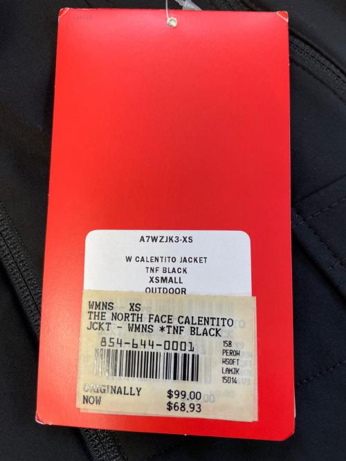 THE NORTH FACE（ザ ノース フェイス）THE NORTH FACE (ザ ノース フェイス) THE NORTH FACE ザ ノース フェイス Calentito Jacket フリースジャケット ブラック サイズ:XSの古着・服飾アイテム