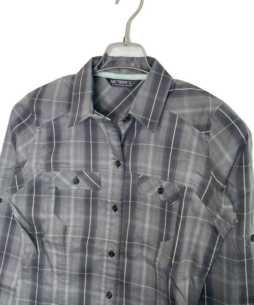 ARC'TERYX（アークテリクス）ARC'TERYX (アークテリクス) ARC'TERYX アークテリクス Melodie LS Women's 廃番 長袖シャツ チェックシャツ グレー サイズ:S 未使用品の古着・服飾アイテム