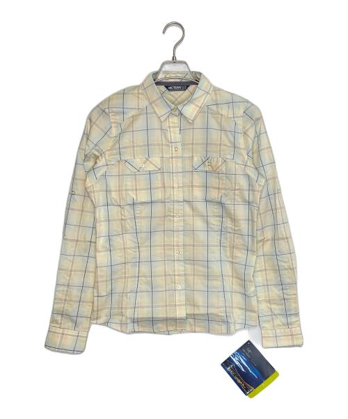 ARC'TERYX（アークテリクス）ARC'TERYX (アークテリクス) ARC'TERYX アークテリクス Melodie LS Women's 廃番 長袖シャツ チェックシャツ ベージュ サイズ:M 未使用品の古着・服飾アイテム