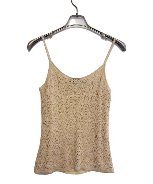 FENDI（フェンディ）FENDI (フェンディ) キャミソール ベージュ サイズ:40の古着・服飾アイテム