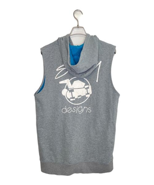 stussy（ステューシー）stussy (ステューシー) stussy ステューシー ノースリーブパーカー 金タグ グレー サイズ:XLの古着・服飾アイテム