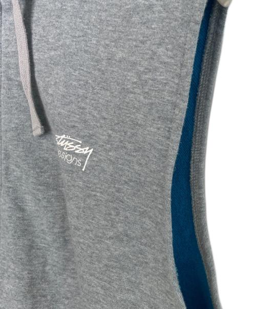 stussy（ステューシー）stussy (ステューシー) stussy ステューシー ノースリーブパーカー 金タグ グレー サイズ:XLの古着・服飾アイテム