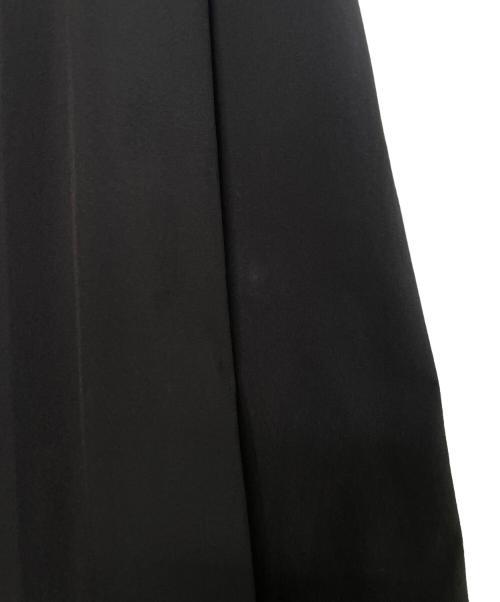 CELERI（セルリ）CELERI (セルリ) CELERI セルリ ナイロン ギャザー マキシスカート ロング ブラック サイズ:36の古着・服飾アイテム