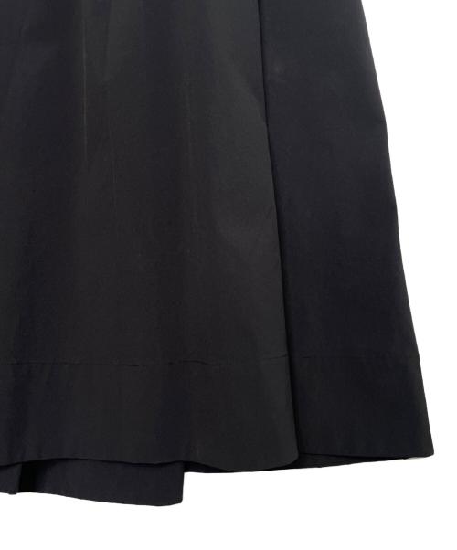 CELERI（セルリ）CELERI (セルリ) CELERI セルリ ナイロン ギャザー マキシスカート ロング ブラック サイズ:36の古着・服飾アイテム