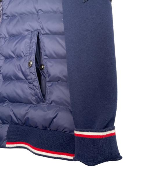 POLO RALPH LAUREN（ポロ・ラルフローレン）POLO RALPH LAUREN (ポロ・ラルフローレン) ダウン パネル ダブルニット ジャケット ハイブリット 切り替え ジャケット ネイビー サイズ:Sの古着・服飾アイテム