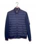 POLO RALPH LAUREN（ポロ・ラルフローレン）の古着「ダウン パネル ダブルニット ジャケット ハイブリット 切り替え ジャケット」｜ネイビー