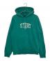 stussy（ステューシー）の古着「STUSSY ステューシー Circle C Applique パーカー 白タグ」｜グリーン