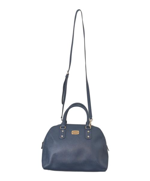 MICHAEL KORS（マイケルコース）MICHAEL KORS (マイケルコース) 2WAYショルダーバッグ ネイビーの古着・服飾アイテム