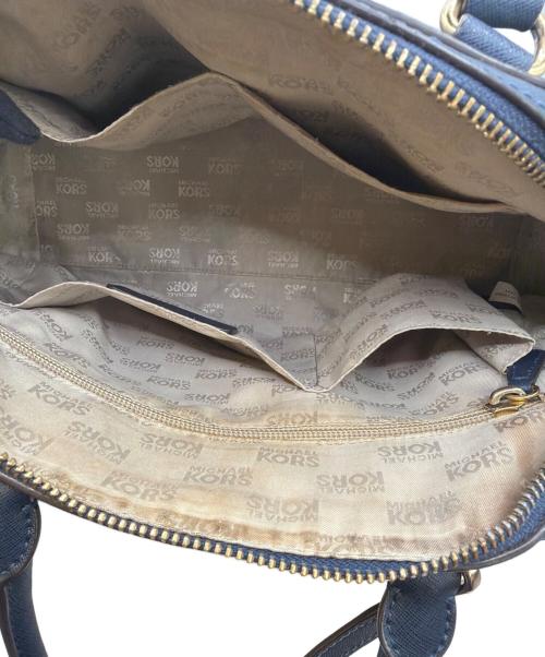 MICHAEL KORS（マイケルコース）MICHAEL KORS (マイケルコース) 2WAYショルダーバッグ ネイビーの古着・服飾アイテム