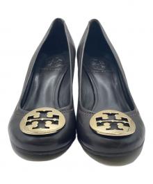 TORY BURCH（トリーバーチ）の古着「Tory Burch ブラウン レザーパンプス」｜ブラウン