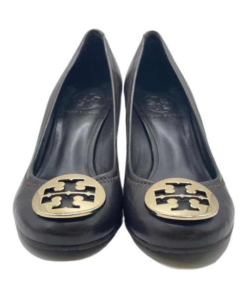 TORY BURCH（トリーバーチ）TORY BURCH (トリーバーチ) Tory Burch ブラウン レザーパンプス ブラウン サイズ:Mの古着・服飾アイテム