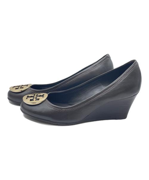 TORY BURCH（トリーバーチ）TORY BURCH (トリーバーチ) Tory Burch ブラウン レザーパンプス ブラウン サイズ:Mの古着・服飾アイテム