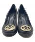 TORY BURCH（トリーバーチ）の古着「Tory Burch ブラウン レザーパンプス」｜ブラウン
