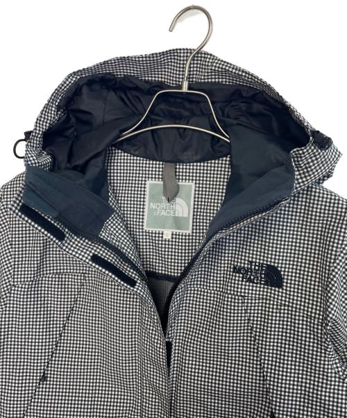 THE NORTH FACE（ザ ノース フェイス）THE NORTH FACE THE NORTH FACE ノースフェイス NOVELTY SCOOP JACKET ノベルティ スクープ ジャケット ナイロンジャケット ギンガムチェック ブラック×ホワイト サイズ:Lの古着・服飾アイテム
