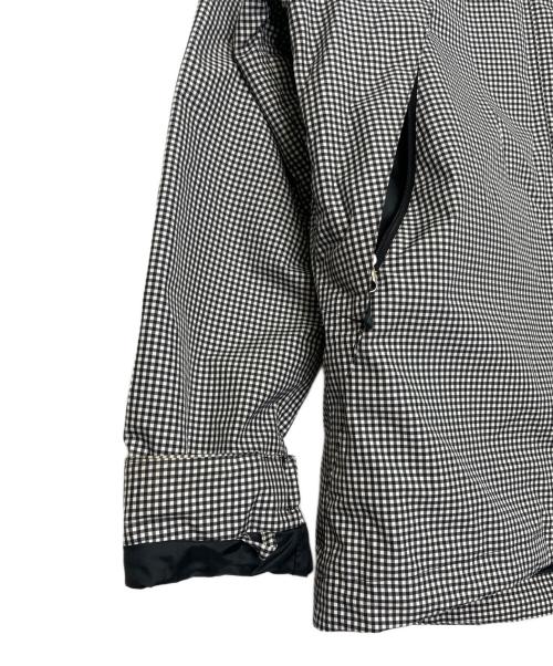 THE NORTH FACE（ザ ノース フェイス）THE NORTH FACE THE NORTH FACE ノースフェイス NOVELTY SCOOP JACKET ノベルティ スクープ ジャケット ナイロンジャケット ギンガムチェック ブラック×ホワイト サイズ:Lの古着・服飾アイテム