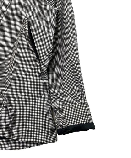 THE NORTH FACE（ザ ノース フェイス）THE NORTH FACE THE NORTH FACE ノースフェイス NOVELTY SCOOP JACKET ノベルティ スクープ ジャケット ナイロンジャケット ギンガムチェック ブラック×ホワイト サイズ:Lの古着・服飾アイテム