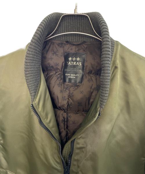 TATRAS（タトラス）TATRAS (タトラス) TATRAS タトラス ERRO エロ ダウン入り MA-1 ジャケット カーキ サイズ:03の古着・服飾アイテム