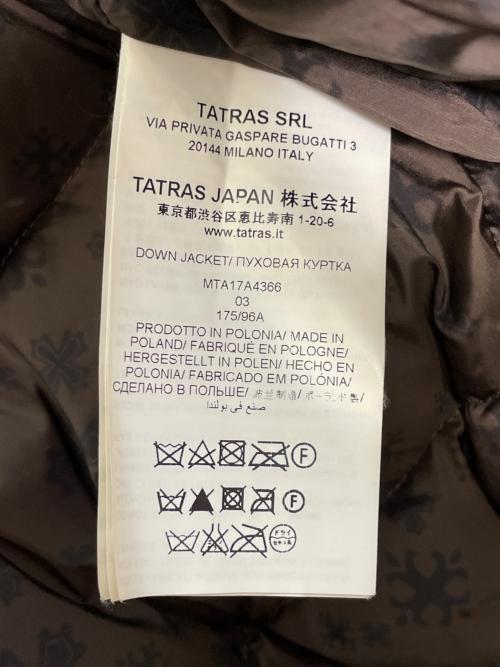 TATRAS（タトラス）TATRAS (タトラス) TATRAS タトラス ERRO エロ ダウン入り MA-1 ジャケット カーキ サイズ:03の古着・服飾アイテム