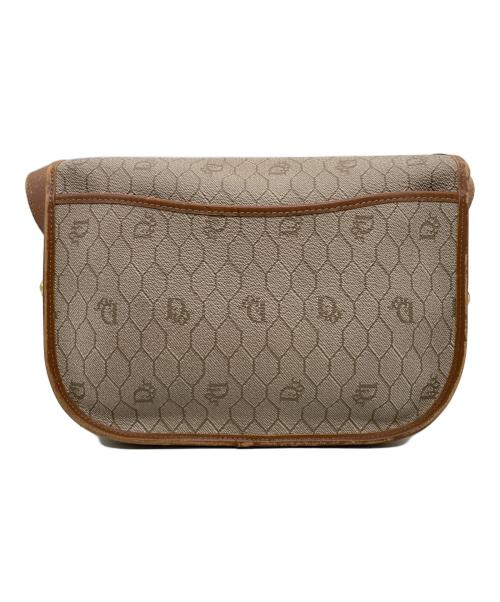 Christian Dior（クリスチャン ディオール）Christian Dior (クリスチャン ディオール) Christian Dior クリスチャン ディオール 80's ハニカム柄 CDロゴ ショルダーバッグ カーキの古着・服飾アイテム