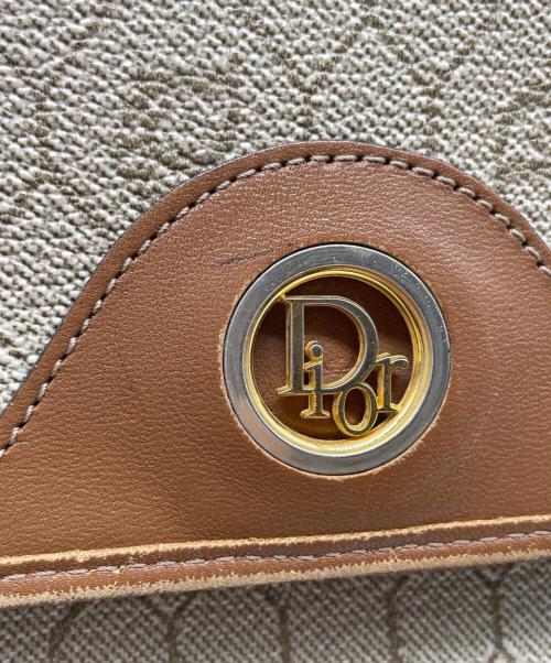 Christian Dior（クリスチャン ディオール）Christian Dior (クリスチャン ディオール) Christian Dior クリスチャン ディオール 80's ハニカム柄 CDロゴ ショルダーバッグ カーキの古着・服飾アイテム
