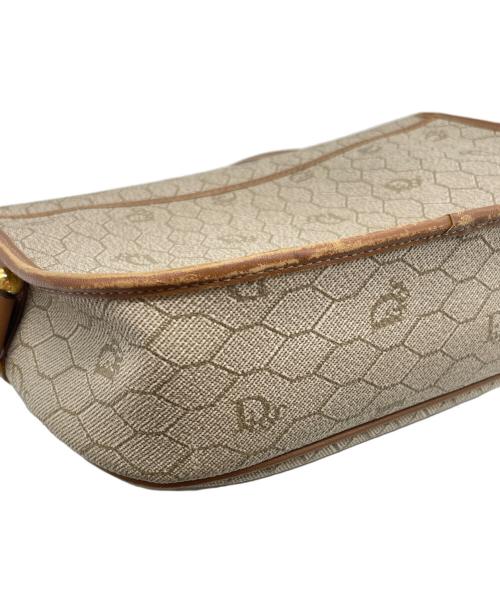 Christian Dior（クリスチャン ディオール）Christian Dior (クリスチャン ディオール) Christian Dior クリスチャン ディオール 80's ハニカム柄 CDロゴ ショルダーバッグ カーキの古着・服飾アイテム