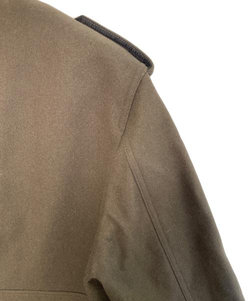 BURBERRY BLACK LABEL（バーバリーブラックレーベル）BURBERRY BLACK LABEL (バーバリーブラックレーベル) BURBERRY BLACK LABEL メルトン ナポレオンコート ハーフコート ブラウン サイズ:Lの古着・服飾アイテム