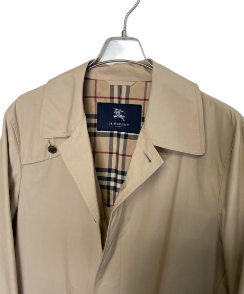BURBERRY LONDON（バーバリーロンドン）BURBERRY LONDON (バーバリーロンドン) BURBERRY LONDON バーバリーロンドン ステンカラーコート 裏ノバチェック ベージュ サイズ:Lの古着・服飾アイテム