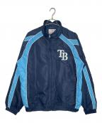 MLB×GENUINE MERCHANDISEエムエルビー×ジェニュイン マーチャンダイズ）の古着「MLB TAMPA BAY RAYS タンパ ベイ レイズ ナイロンジャケット」｜ブルー