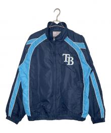 MLB×GENUINE MERCHANDISE（エムエルビー×ジェニュイン マーチャンダイズ）の古着「MLB TAMPA BAY RAYS タンパ ベイ レイズ ナイロンジャケット」｜ブルー