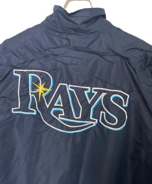 MLB（エムエルビー）MLB (エムエルビー) GENUINE MERCHANDISE (ジェニュイン マーチャンダイズ) MLB TAMPA BAY RAYS タンパ ベイ レイズ ナイロンジャケット ブルー サイズ:XLの古着・服飾アイテム