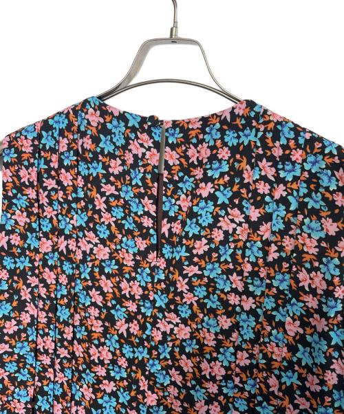 PAUL SMITH（ポールスミス）PAUL SMITH (ポールスミス) PAUL SMITH ポールスミス フラワープリント リバティ 花柄 総柄 ノースリーブワンピース ブラック サイズ:40の古着・服飾アイテム