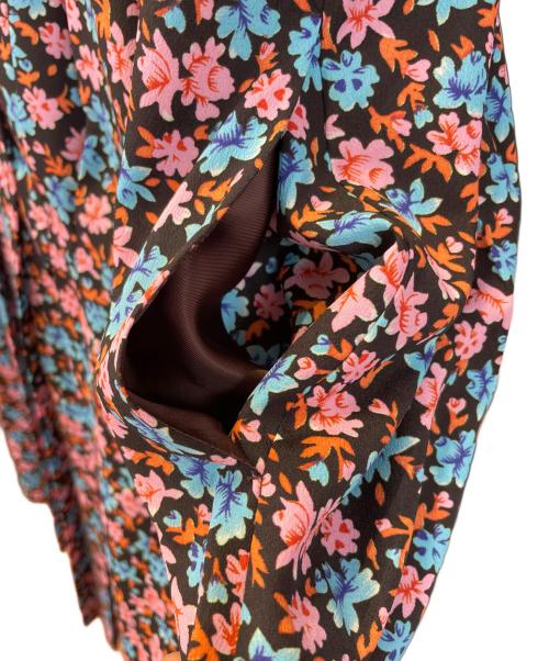 PAUL SMITH（ポールスミス）PAUL SMITH (ポールスミス) PAUL SMITH ポールスミス フラワープリント リバティ 花柄 総柄 ノースリーブワンピース ブラック サイズ:40の古着・服飾アイテム