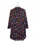 PS Paul Smith（ＰＳポールスミス）の古着「PS Paul Smith ＰＳポールスミス フラワープリント ボタニカルプリント 花柄 総柄 長袖シャツワンピース」｜ブラック