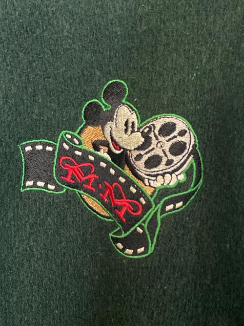 DISNEY（ディズニー）DISNEY VINTAGE DISNEY STUDIO EDITIONS ディズニー スタジオ エディションズ Mickey ミッキー 90's アメリカ製 スタジャン スタジアムジャケット バーシティージャケット サイズ:XLの古着・服飾アイテム