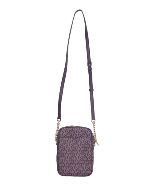 MICHAEL KORS（マイケルコース）MICHAEL KORS (マイケルコース) ショルダーバッグ パープルの古着・服飾アイテム