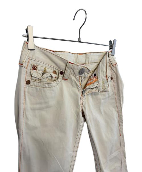 TRUE RELIGION（トゥルー レリジョン）TRUE RELIGION (トゥルー レリジョン) パンツ ホワイト サイズ:W25の古着・服飾アイテム
