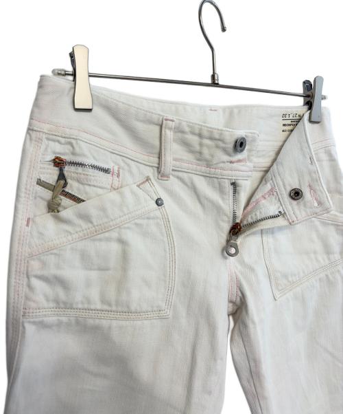 DIESEL（ディーゼル）DIESEL (ディーゼル) パンツ ホワイト サイズ:W27の古着・服飾アイテム