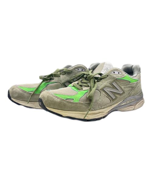 NEW BALANCE（ニューバランス）NEW BALANCE (ニューバランス) Patta (パタ) M990 PP3 グリーン×グレー サイズ:27.5の古着・服飾アイテム