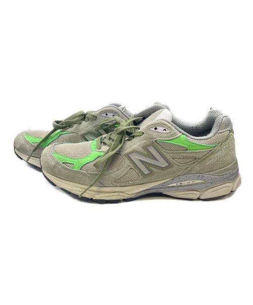 NEW BALANCE（ニューバランス）NEW BALANCE (ニューバランス) Patta (パタ) M990 PP3 グリーン×グレー サイズ:27.5の古着・服飾アイテム