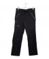 MAMMUT（マムート）の古着「MAMMUT マムート SOFtech TREKKERS Pants トレッキングパンツ ソフトシェルパンツ」｜ブラック