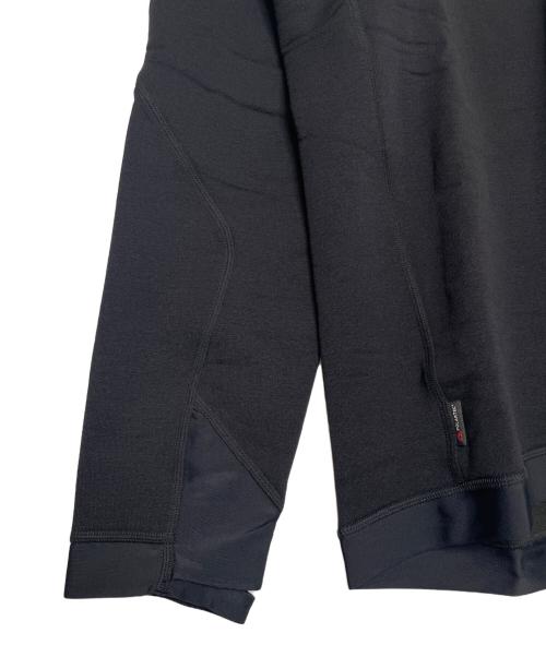HAGLOFS（ホグロフス）HAGLOFS (ホグロフス) HAGLOFS ホグロフス Bungy 2 Top バンジー 2 トップ ハーフジップ フリース ミッドレイヤー ブラック サイズ:L 未使用品の古着・服飾アイテム