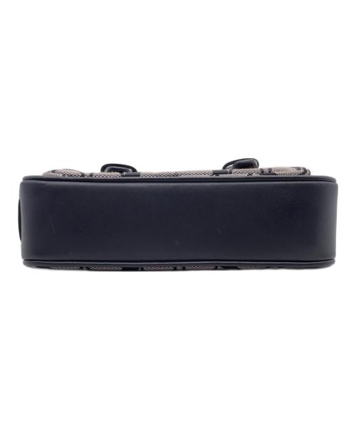 COACH（コーチ）COACH (コーチ) COACH コーチ シグネチャー ミニ フィールド バッグ ショルダーバッグ ホワイト×ブラックの古着・服飾アイテム