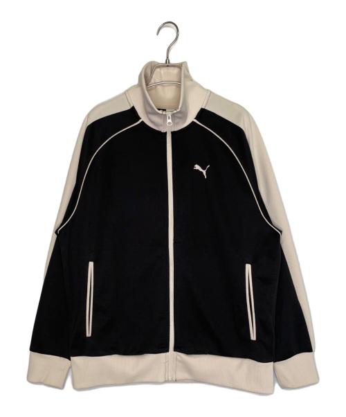 PUMA（プーマ）PUMA (プーマ) PUMA プーマ T7 トラックジャケット ジャージ ホワイト×ブラック サイズ:Mの古着・服飾アイテム