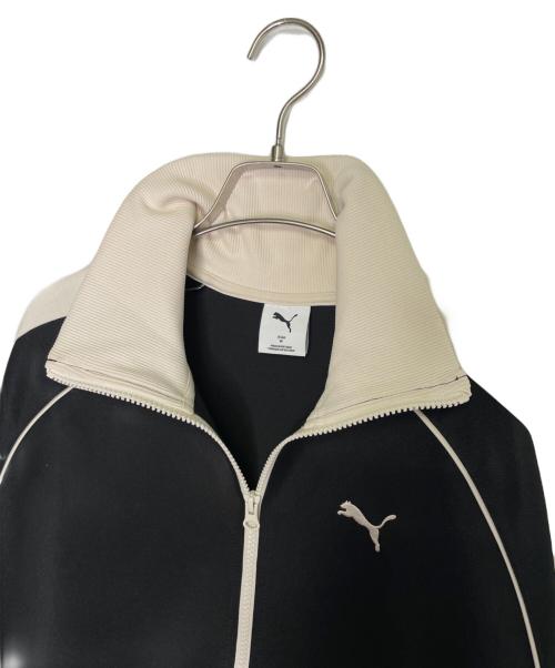 PUMA（プーマ）PUMA (プーマ) PUMA プーマ T7 トラックジャケット ジャージ ホワイト×ブラック サイズ:Mの古着・服飾アイテム