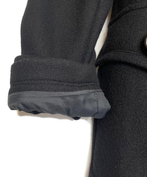 BURBERRY BLUE LABEL（バーバリー ブルー レーベル）BURBERRY BLUE LABEL (バーバリー ブルー レーベル) BURBERRY BLUE LABEL バーバリー ブルーレーベル ダッフルコート 裏地ノバチェック ブラック サイズ:36の古着・服飾アイテム