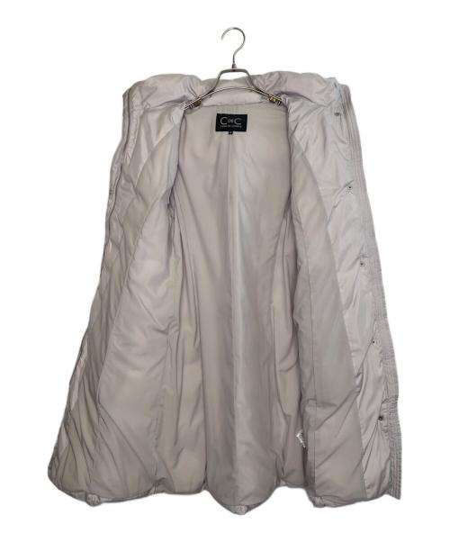 COUP DE CHANCE（クードシャンス）COUP DE CHANCE (クードシャンス) COUP DE CHANCE クードシャンス ロング ダウンコート ダウン グレー サイズ:40の古着・服飾アイテム