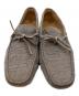 中古・古着 TOD'S (トッズ) ドライビングシューズ グレー サイズ:23：6000円