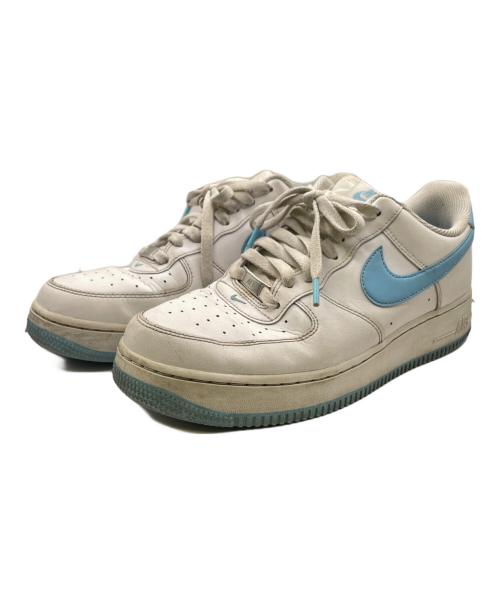 NIKE（ナイキ）NIKE (ナイキ) AIR FORCE 1 07 ブルー×ホワイト サイズ:27.5の古着・服飾アイテム